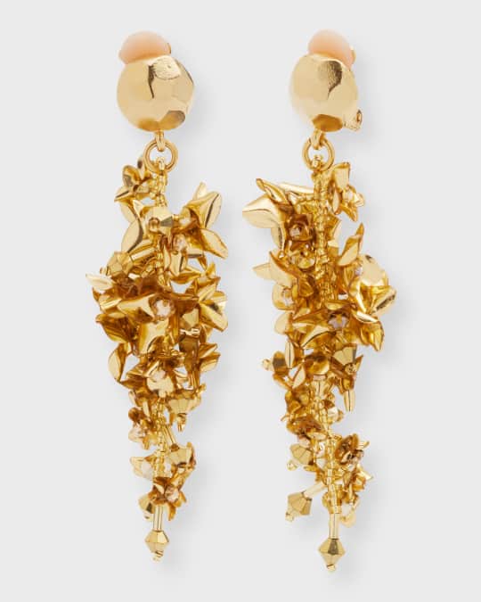 Neiman marcus oscar de la renta earrings top