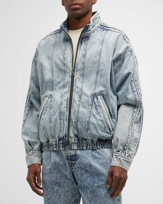 Mockneck trucker jacket sales