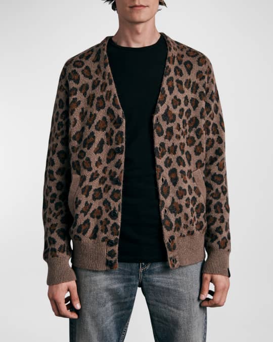 All saints clearance leopard sweater
