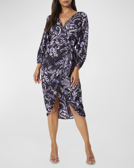 Neiman marcus wrap dress online