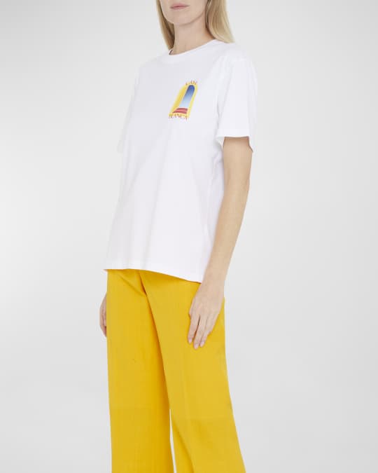 CASABLANCA Larche De Jour Graphic Print Organic Cotton T-Shirt | Neiman ...