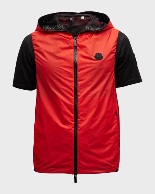 Moncler Men s Pakito Hooded Vest Neiman Marcus