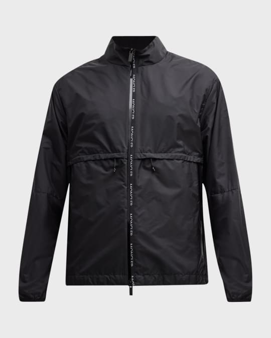 Moncler Men's Sabik Nylon Zip Jacket | Neiman Marcus