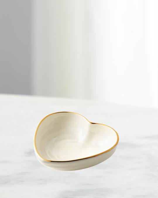 Aerin Ribbed Heart Dish