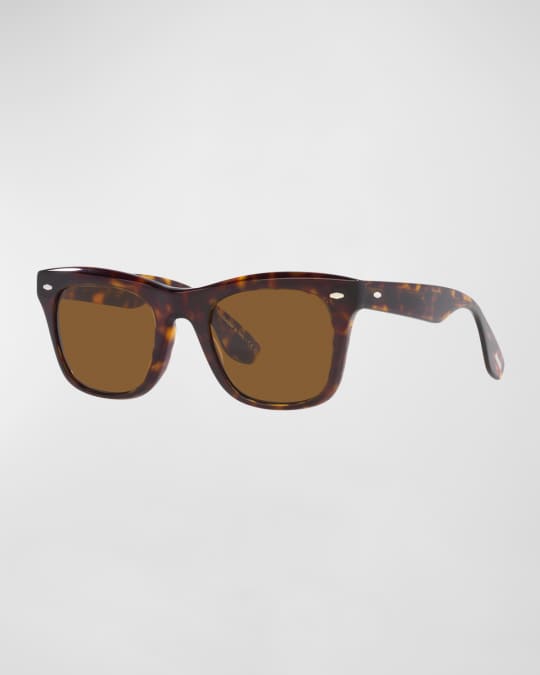 Oliver Peoples x Brunello Cucinelli Men's Mr. Brunello Rectangle