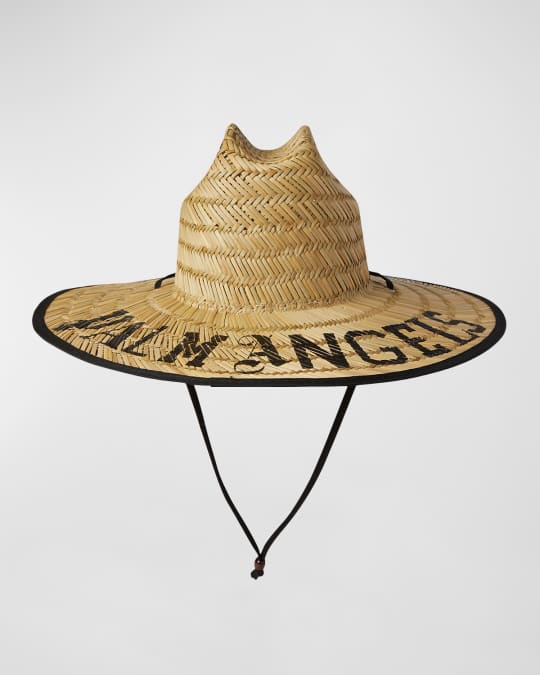 Men s Hawaiian Logo Wide Brim Straw Hat