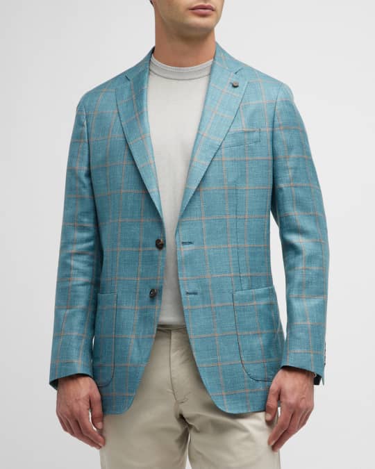 Peter millar windowpane sport coat sale