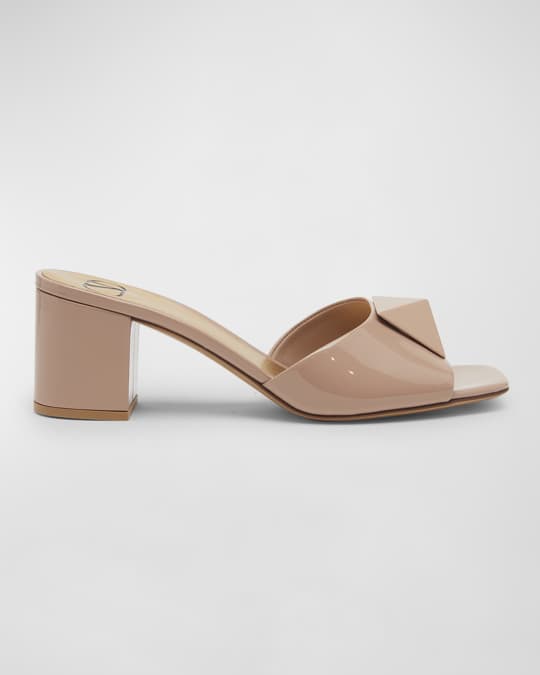 One Stud Patent Sandals