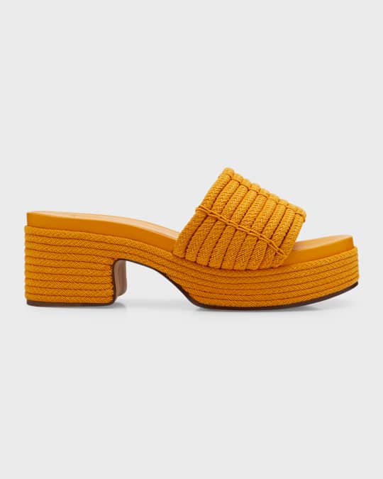 Vince Margo Cord Mule Slide Sandals Neiman Marcus