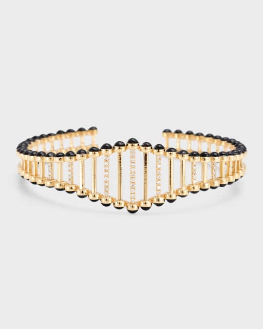 18k Gold The Twiggy Diamond Bangle Bracelet
