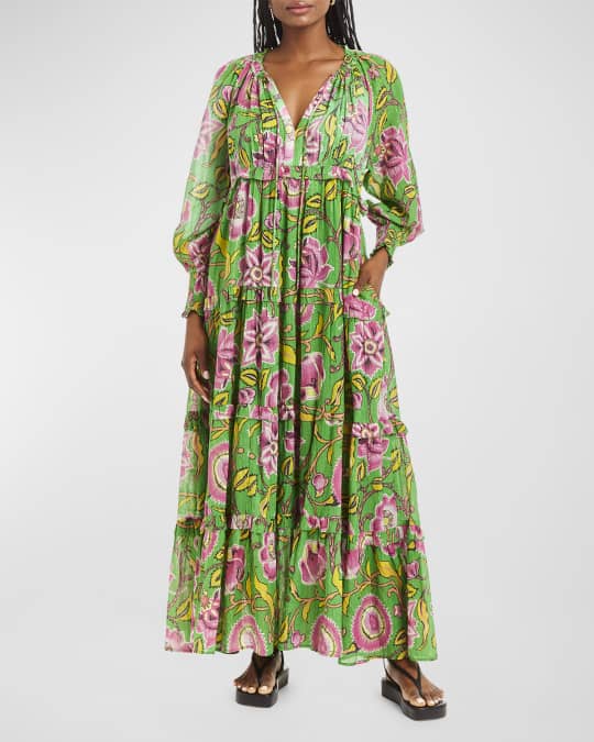 maxi dress with front slits Long dress with slit in the middle of the front