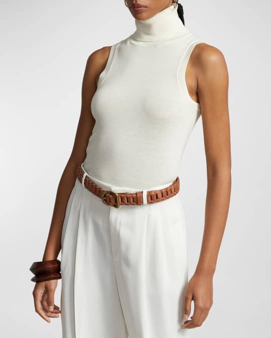 Ralph lauren sleeveless turtleneck top
