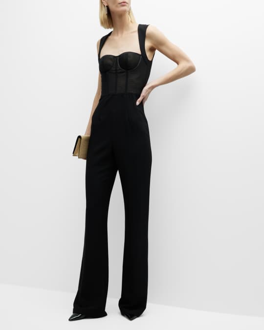 Neiman marcus black jumpsuit clearance