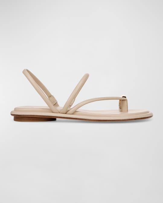 Lucila Tubular Toe-Ring Flat Sandals