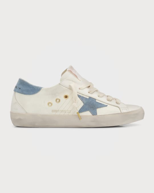 Golden Goose Superstar Canvas Leather Low Top Sneakers Neiman Marcus
