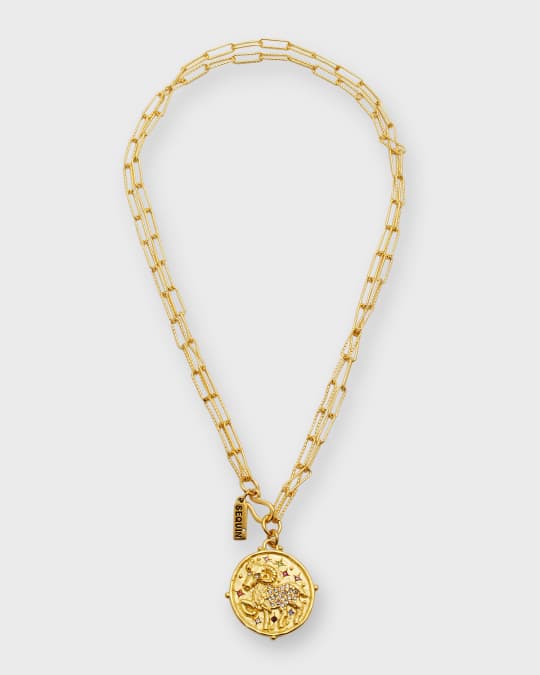 Sequin Aphrodite Zodiac Convertible Necklace Neiman Marcus