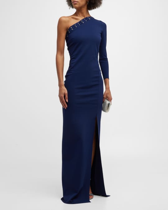 Elvia Pleated High Low Midi Dress