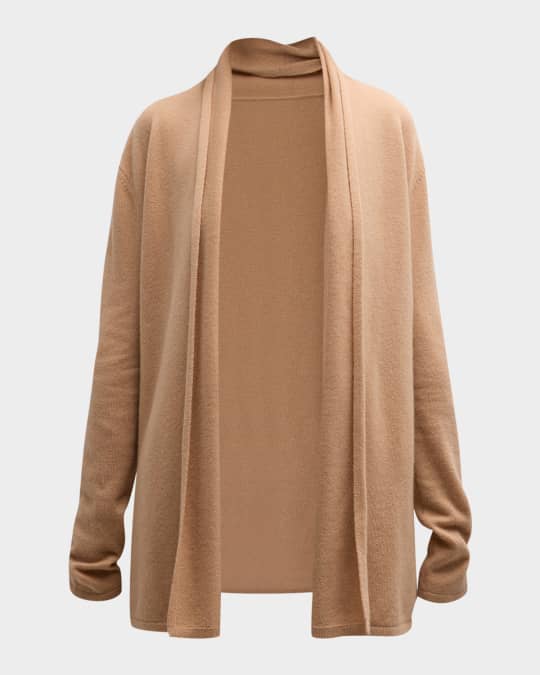 Cashmere Basic Open Cardigan