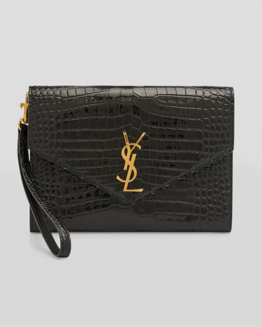 Saint laurent envelope clutch online