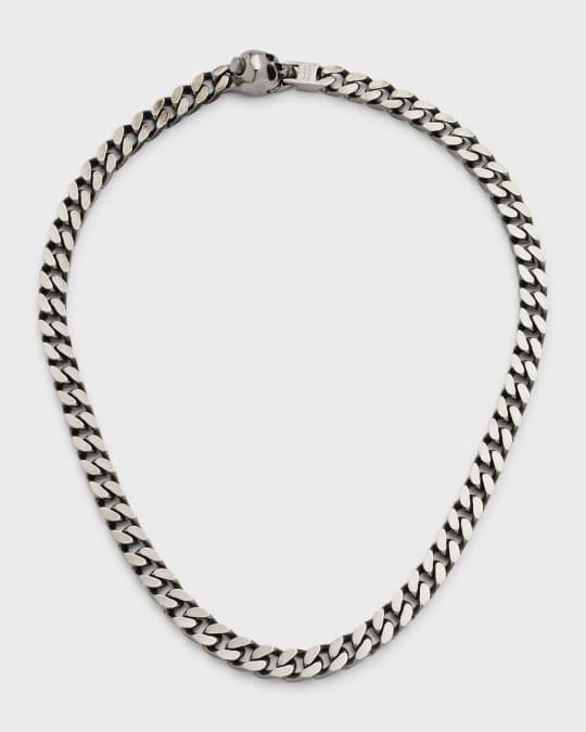 Men's Skull and Chain Necklace