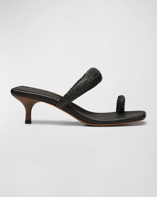 Toe loop cheap mule heel