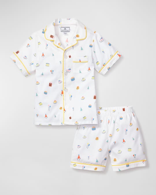 Kid's Birthday Wishes Classic Two-Piece Pajama Set, Size 6M-14