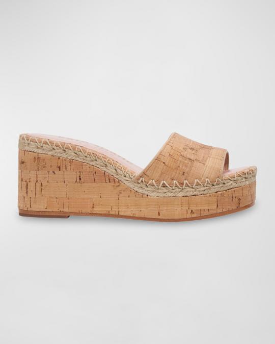Kate Spade Black Woven Leather Cork Wedge Sandals Size 7 Amazon.com | kate spade new york Loop Smooth Leather  main image 4