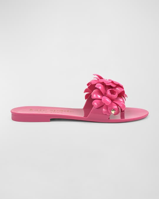 kate spade new york Jaylee Rubber Flower Sandals Neiman Marcus