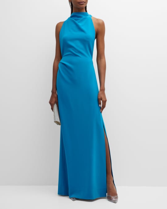 Proenza Schouler Matte Crepe Backless Maxi Dress with Twist Detail | Neiman  Marcus