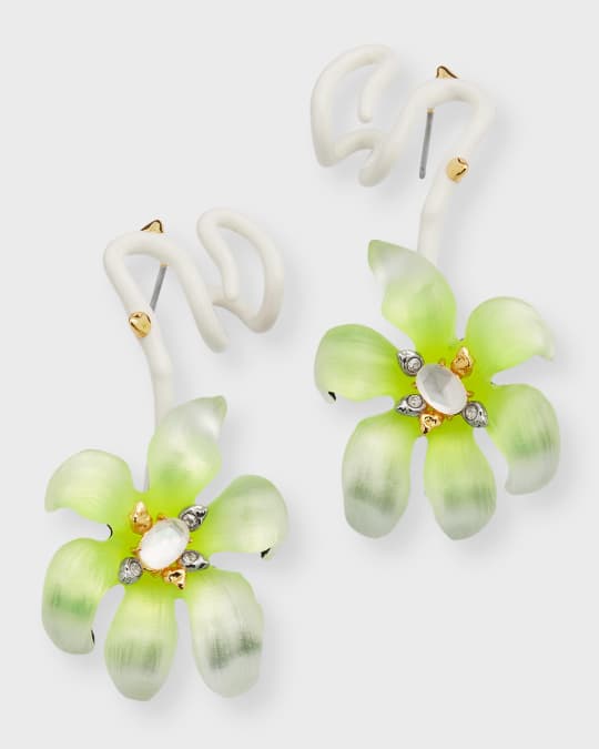 Alexis bittar flower earrings online