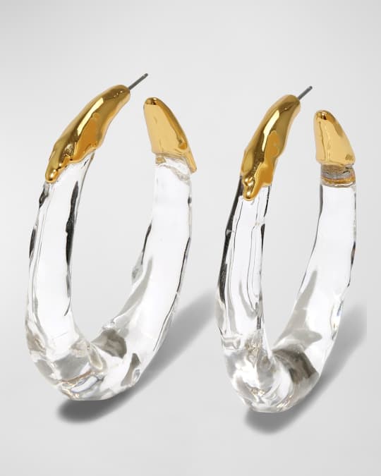 Molten Hoop Earrings