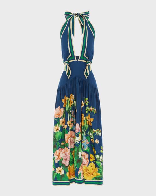 slim fit dress slacks EX RENTAL Alemais Lyla Halter Dress Sz 8 – Dress Rental NZ main image 0