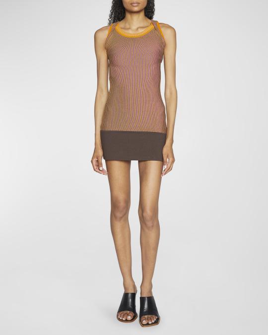 jacquemus striped knit dress Turbi Twisted Mini 10001 < 15000