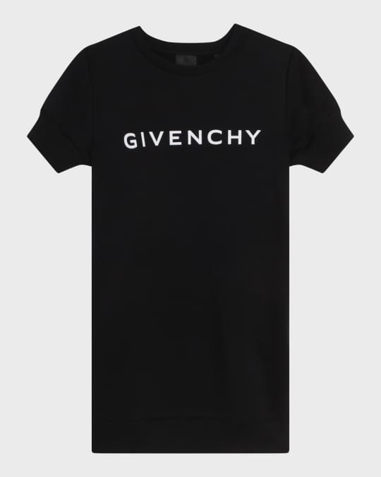 Givenchy Girl s Logo Print T Shirt Dress Size 8 14 Neiman Marcus