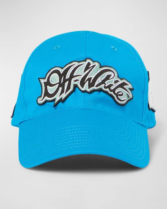 Off White Mixed Patch Logo Baseball Cap Neiman Marcus