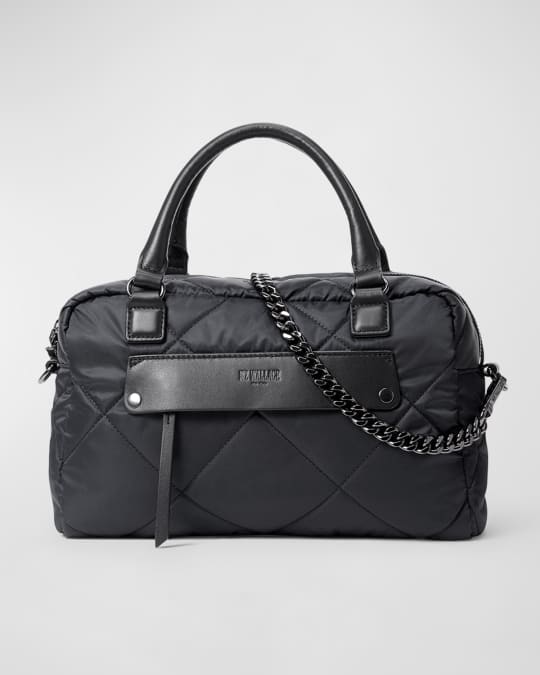 MZ WALLACE Madison Quilted Top Handle Satchel Bag | Neiman Marcus