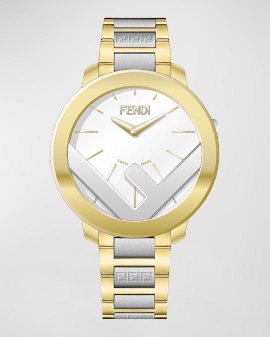Fendi F is Fendi FF Two-Tone Bracelet Watch, 28mm | Neiman  display picture 3