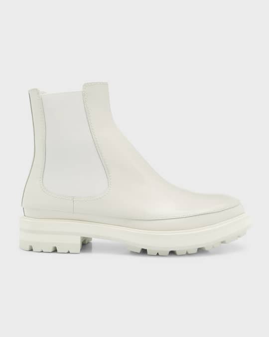 Men s Tonal Leather Chelsea Boots