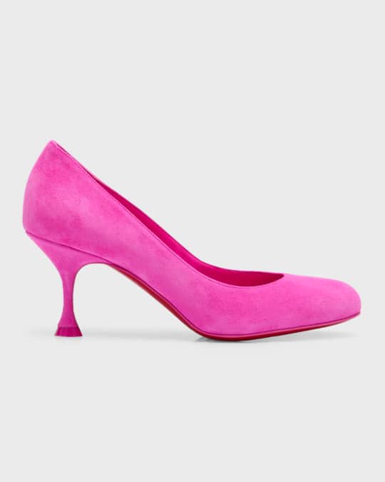 Christian Louboutin Stella Suede Red Sole Pumps Neiman Marcus