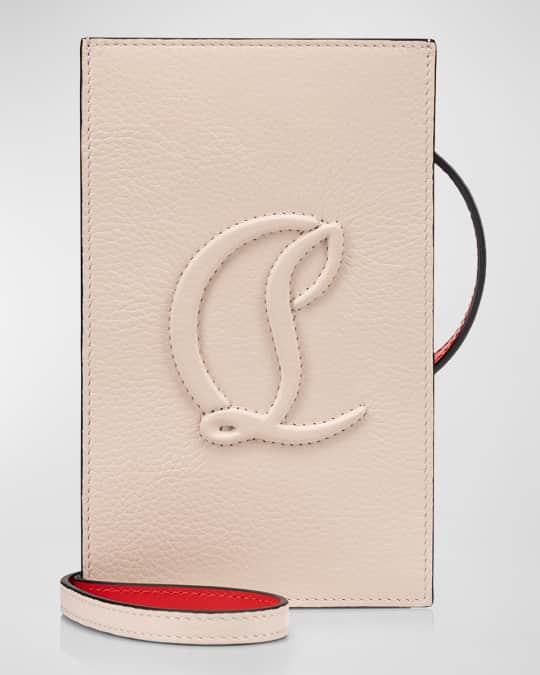 大人気★ Christian Louboutin By My Side フォンケース Christian Louboutin By My Side Phone Pouch in Leather with