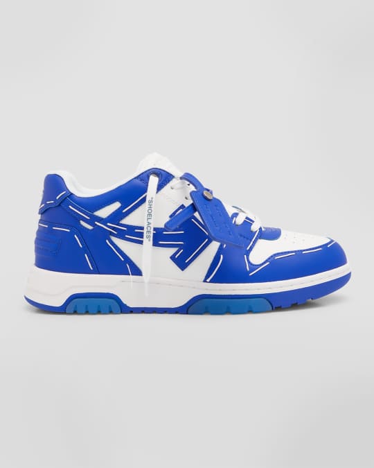 Men s Out Of Office Stitched Leather Low Top Sneakers
