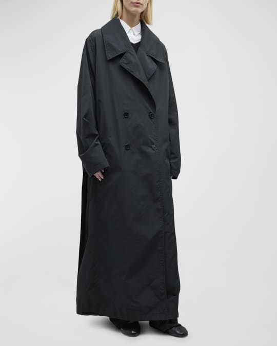 THE ROW Cadel Double-Breasted Trench Coat | Neiman Marcus