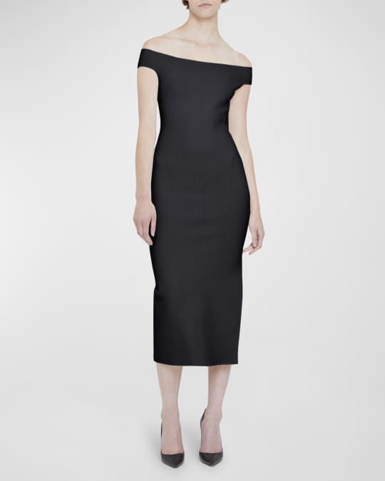 Neiman marcus off the shoulder dress hot sale