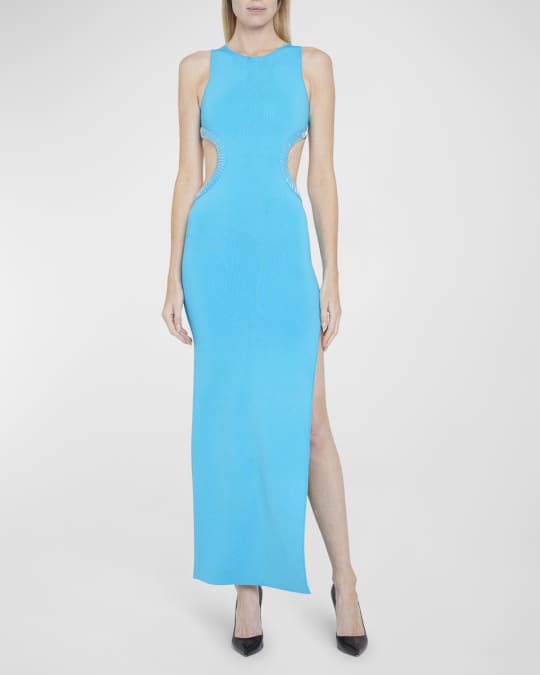 Galvan Luna Mirror Embellished Dress | Neiman Marcus