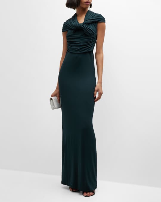 slim fit dress slacks Eira Dress Chartreuse – TOVE Studio main image 1
