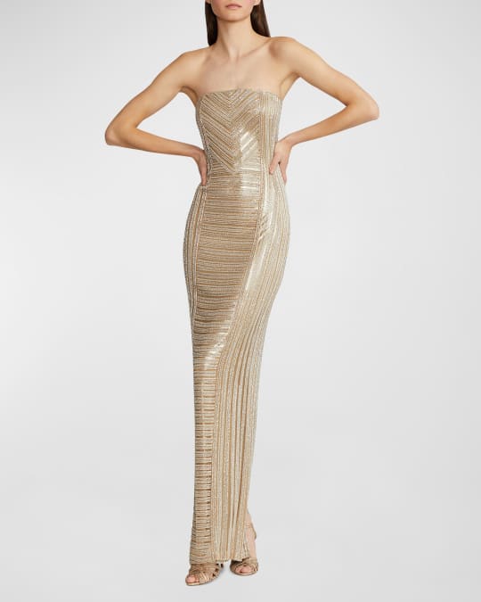 ralph lauren beaded dress The Halter Play Dress / Cream main image 0