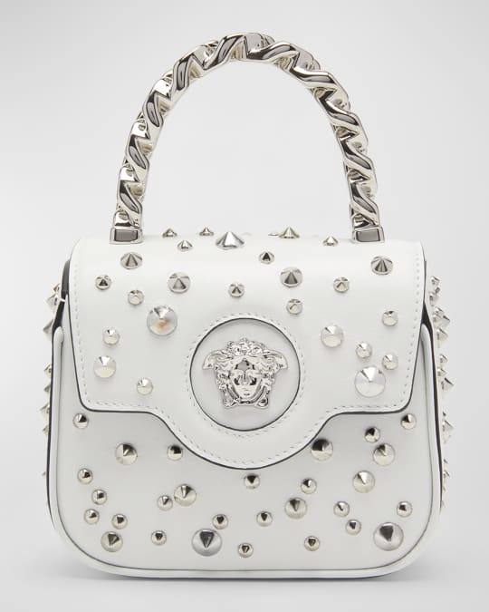 La Medusa Mini Studded Top Handle Bag