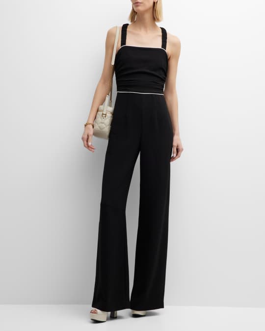 Neiman marcus shop black jumpsuit