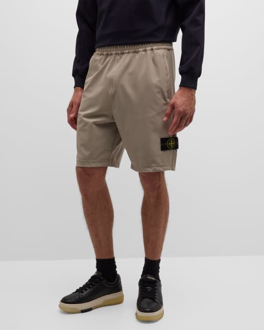 Stone Island Men s Tech Nylon Fleece Shorts Neiman Marcus
