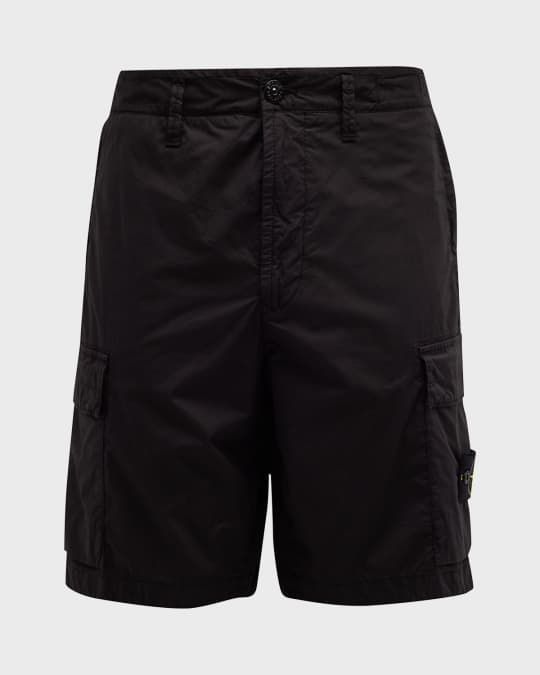 Men's Stretch-Cotton Cargo Shorts